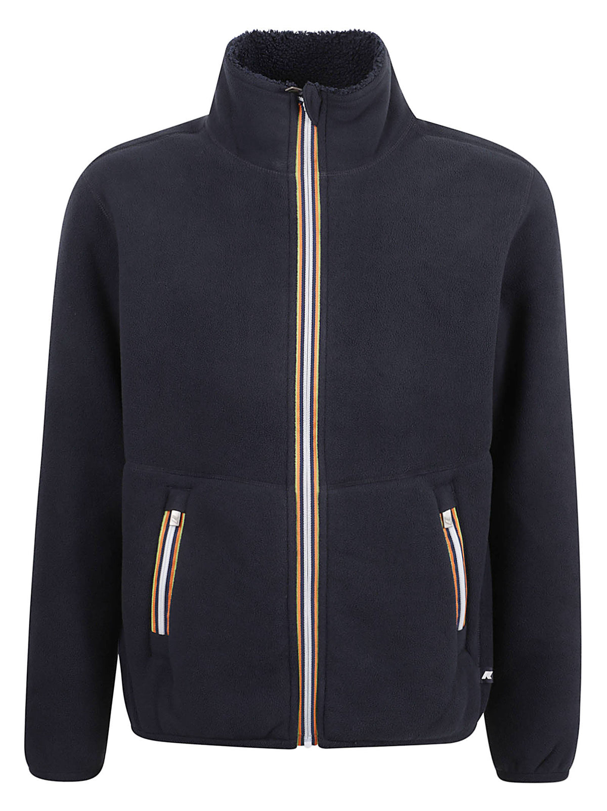 FELPA UOMO REVERSIBILE PASCAL SHERPA POLAR DOUBLE - KWAY K3132PW A2B BLUE DEPTH-BLUE DEPTH  KWAY 