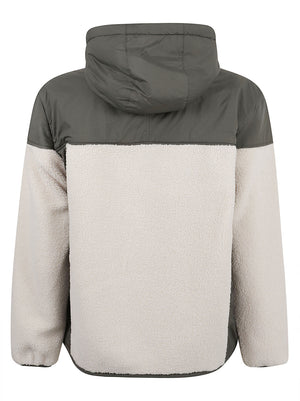 GIACCA UOMO SAMSON 4.0 ORSETTO - KWAY K5122SW B0A GREEN BLACKISH-ECRU  KWAY 