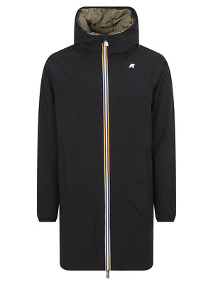 GIACCA UOMO REVERSIBILE LUNGA K6128WW DBZ BLACK PURE-GREEN  KWAY 