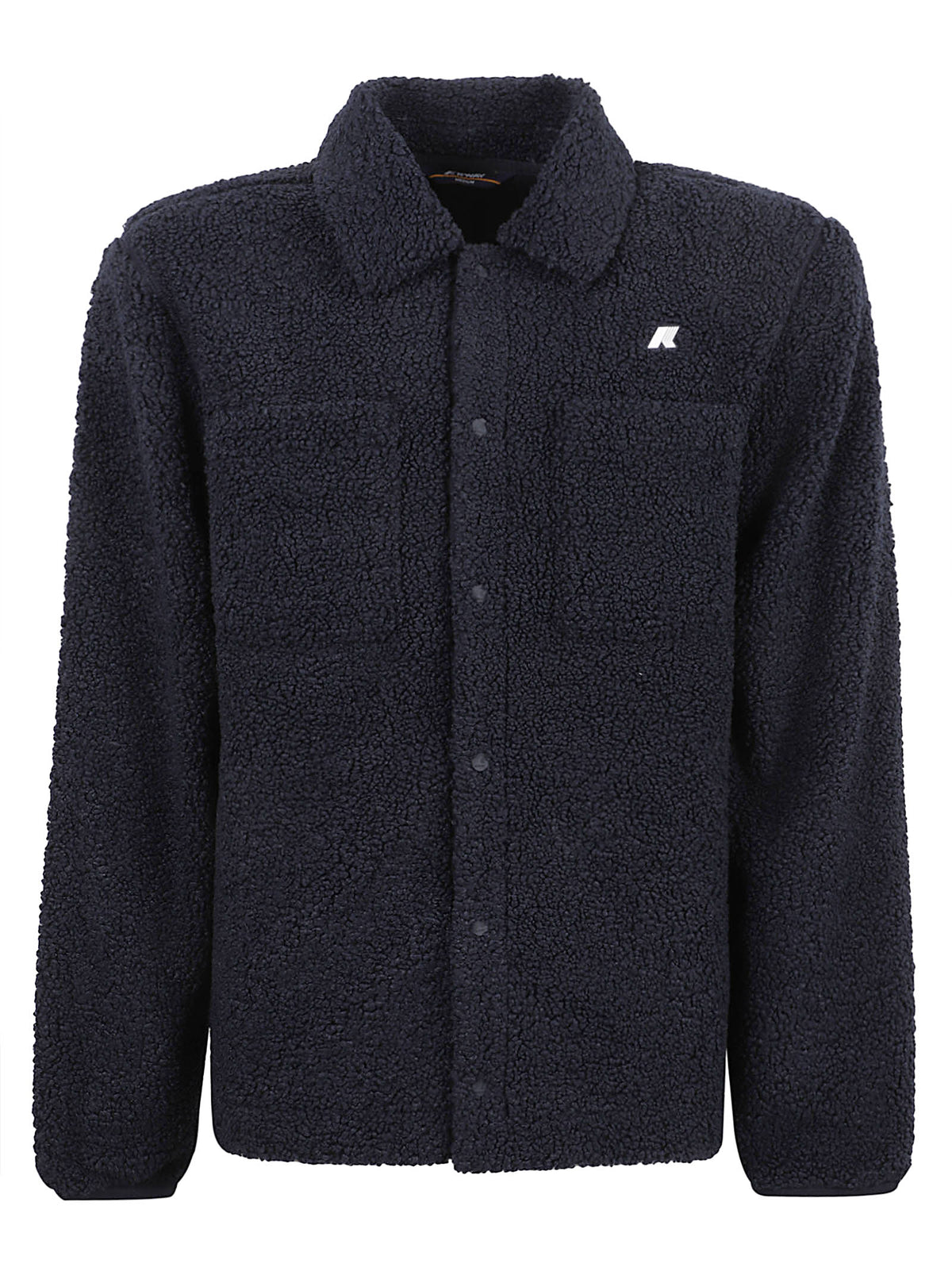 GIACCA UOMO CAMERON SHERPA POLAR - KWAY<BR/> K61322W A2B BLUE DEPTH-BLUE DEPTH  KWAY 