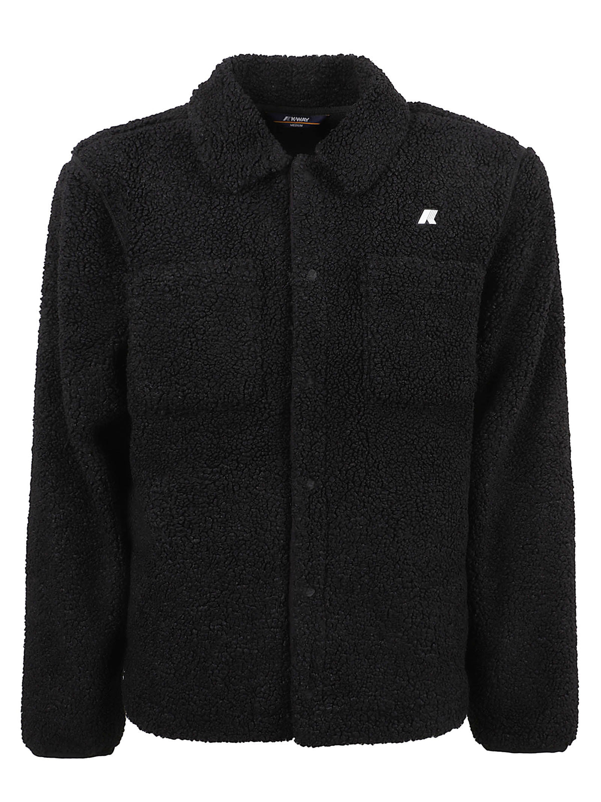 GIACCA UOMO CAMERON SHERPA POLAR - KWAY<BR/> K61322W AVA BLACK P-BLACK P  KWAY 