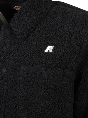 GIACCA UOMO CAMERON SHERPA POLAR - KWAY<BR/> K61322W AVA BLACK P-BLACK P  KWAY 