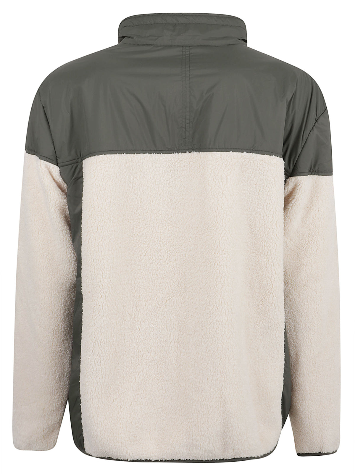 GIACCONE UOMO SIXTE 4.0 ORSETTO - KWAY K6133HW B0A GREEN BLACKISH-ECRU  KWAY 