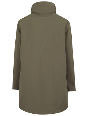 GIACCA DONNA IMPERMEABILE K7125LW XBE GREEN ARMY  KWAY 