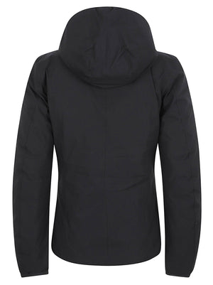 GIACCA DONNA REVERSIBILE K8127XW DC4 BLACK PURE-WHITE NATURAL  KWAY 
