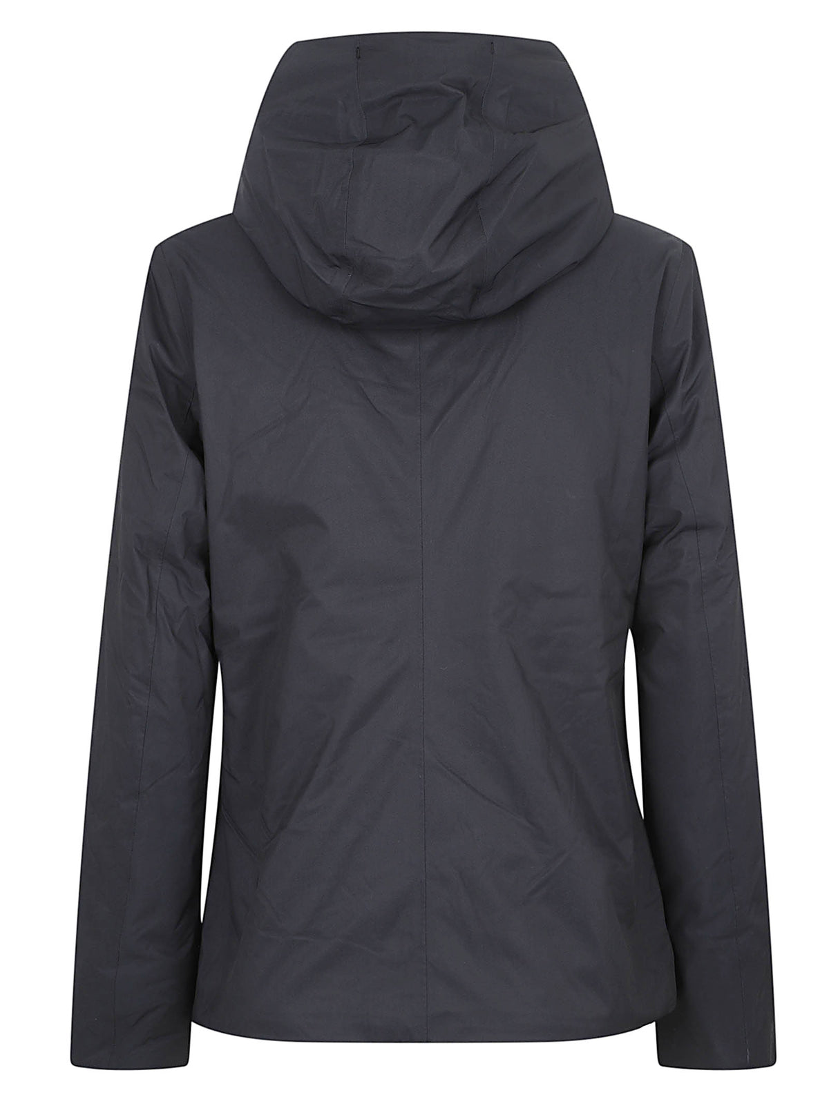 GIACCA DONNA IMPERMEABILE LIL TWILL SOFT BEAVER - KWAY K81449W DCB BLACK PURE-GREY WARM  KWAY 