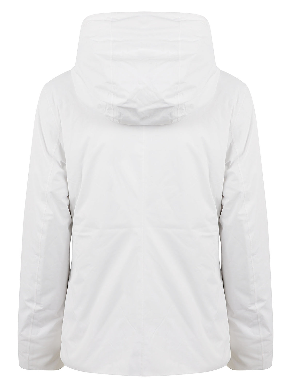 GIACCA DONNA LIL TWILL SOFT BEAVER - KWAY<BR/> K81449W DCV WHITE NATURAL-GREY WARM  KWAY 