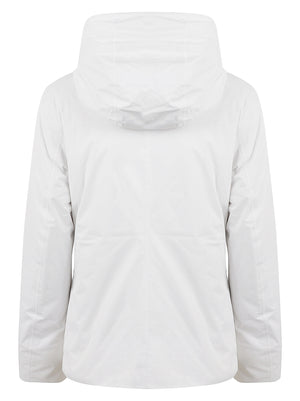 GIACCA DONNA LIL TWILL SOFT BEAVER - KWAY<BR/> K81449W DCV WHITE NATURAL-GREY WARM  KWAY 