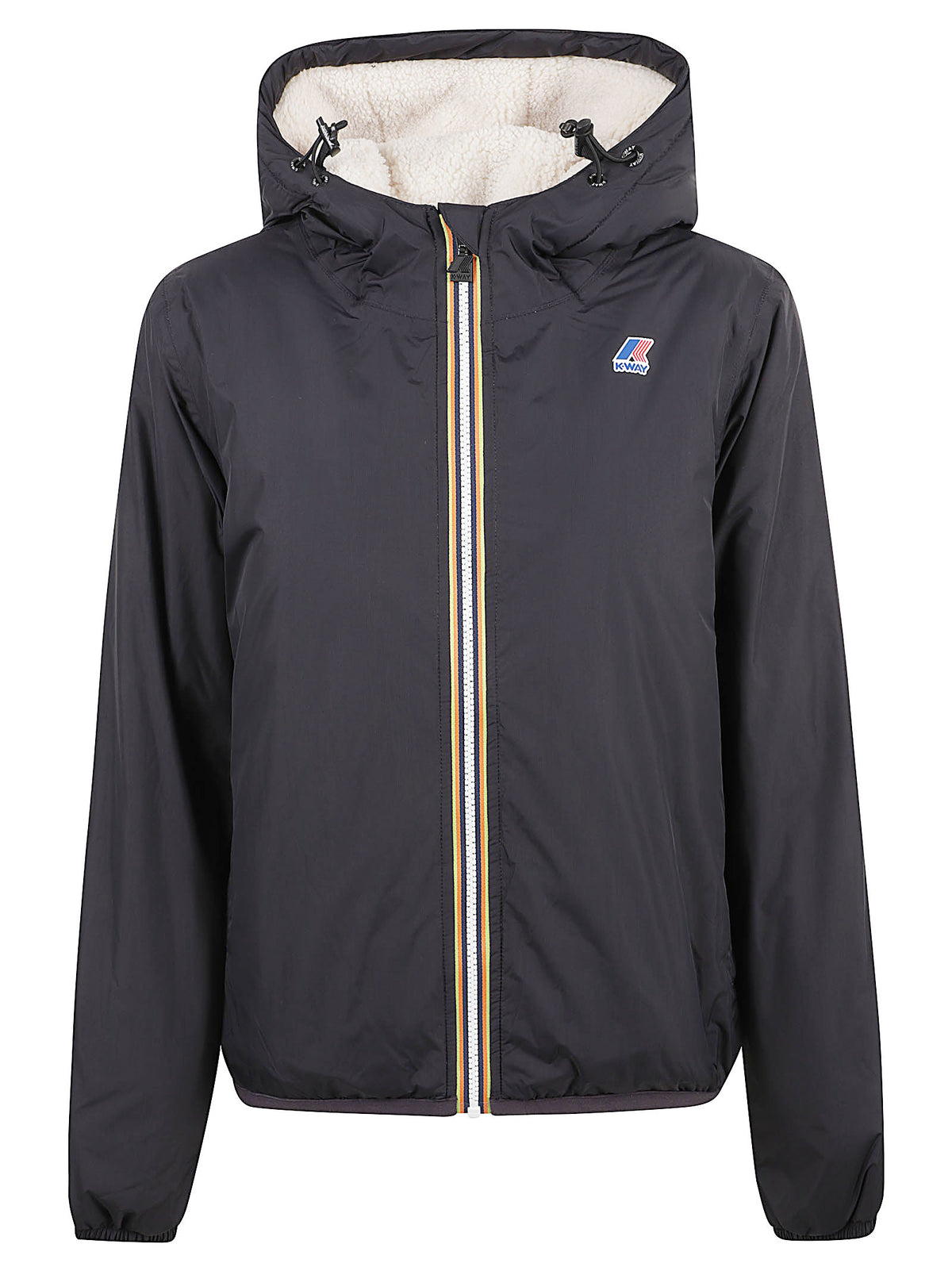 GIACCA DONNA CLAUDETTE ORSETTO - KWAY K81537W USY BLACK PURE  KWAY 