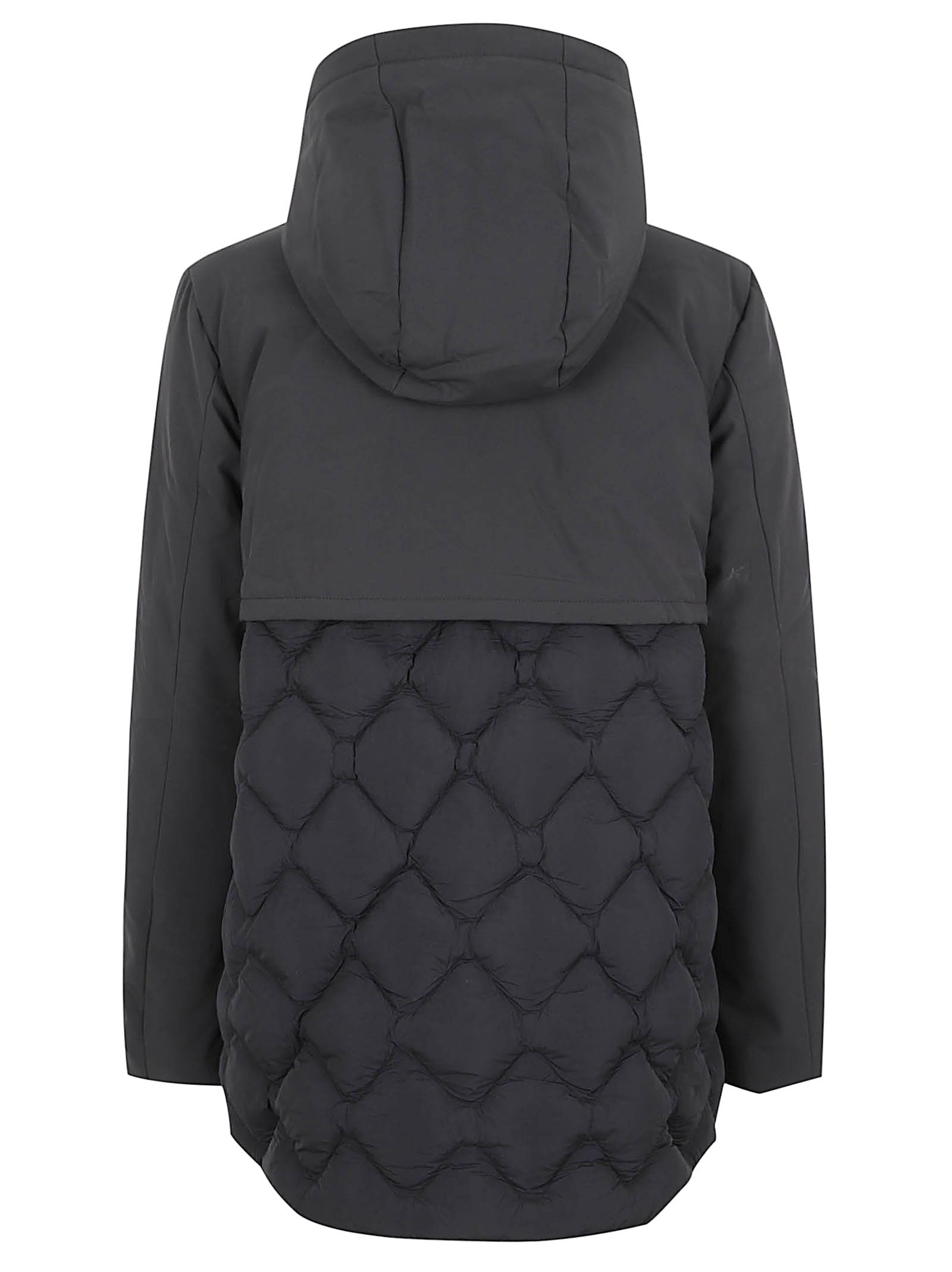 GIACCA DONNA IMPERMEABILE <BR/> K8161DW USY BLACK PURE  KWAY 