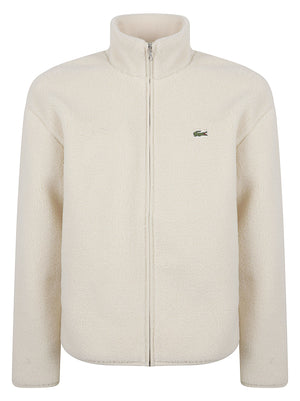 FELPA UOMO CON ZIP TEDDY - LACOSTE BH8672 056  LACOSTE 
