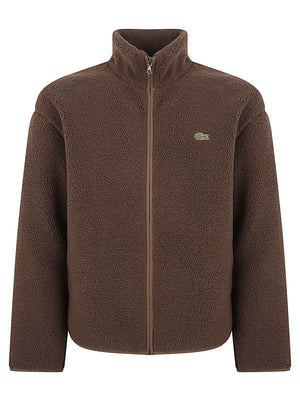FELPA UOMO CON ZIP TEDDY - LACOSTE BH8672 Z7X  LACOSTE 