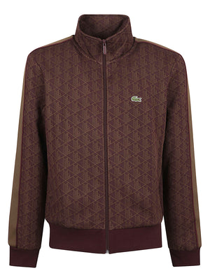 FELPA CON ZIP UOMO - LACOSTE<BR/> SH1368 WD9  LACOSTE 