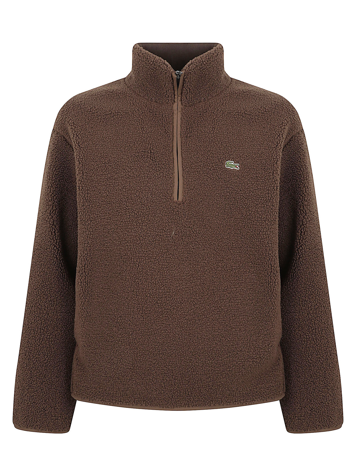 FELPA UOMO MEZZA ZIP TEDDY - LACOSTE SH8648 Z7X  LACOSTE 