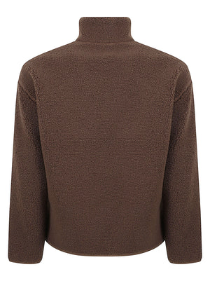 FELPA UOMO MEZZA ZIP TEDDY - LACOSTE SH8648 Z7X  LACOSTE 
