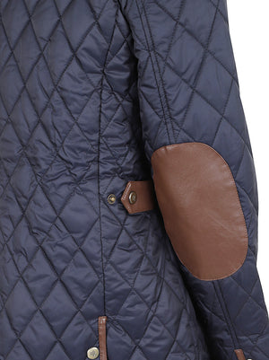 GIACCA DONNA TRAPUNTATA 297P18062 004 DK NAVY LAUREN 