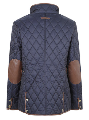GIACCA DONNA TRAPUNTATA 297P18062 004 DK NAVY LAUREN 