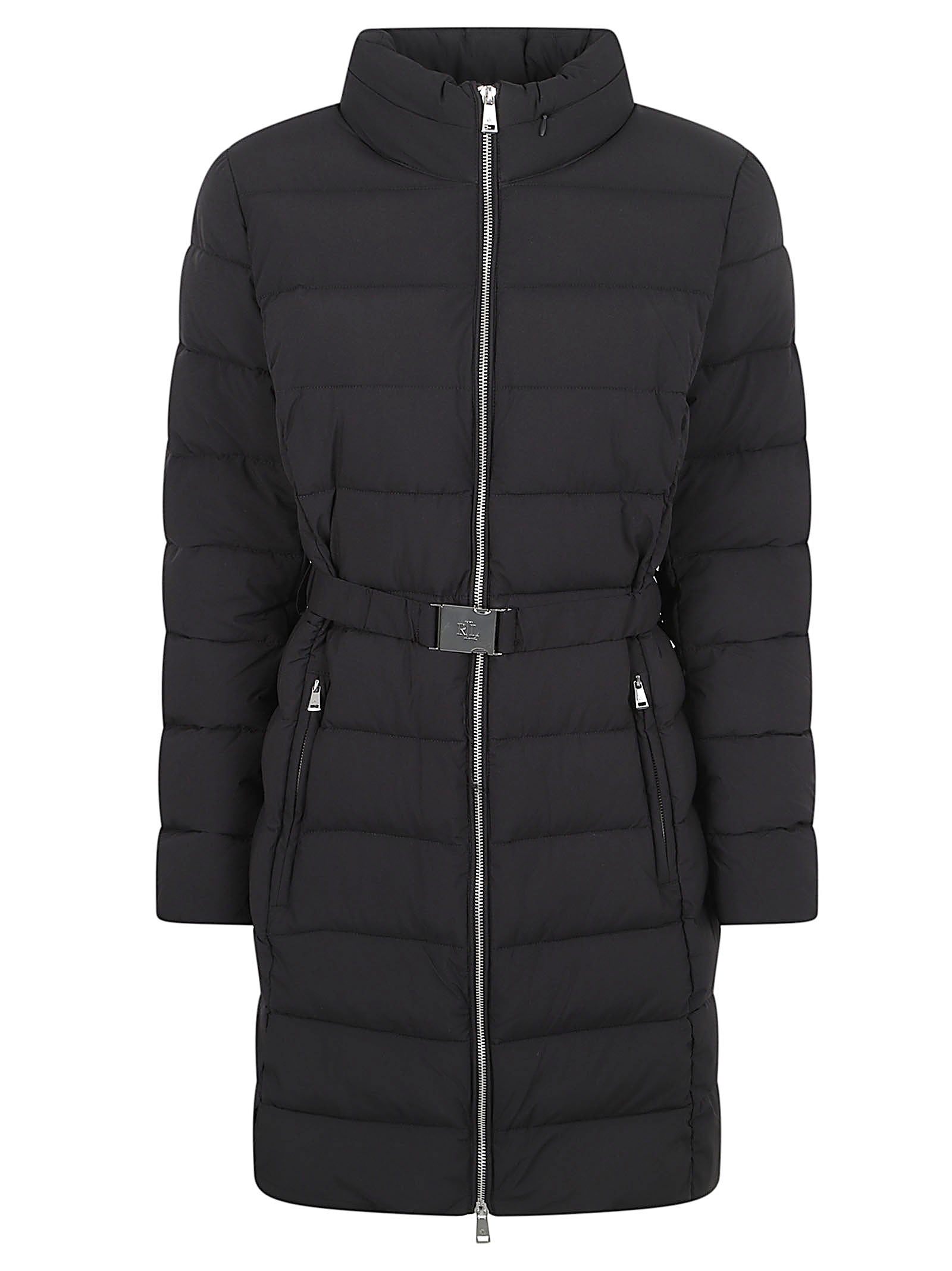 GIACCA DONNA LUNGA<BR/> 297P18071 001 Black LAUREN 