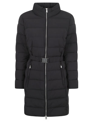 GIACCA DONNA LUNGA<BR/> 297P18071 001 Black LAUREN 