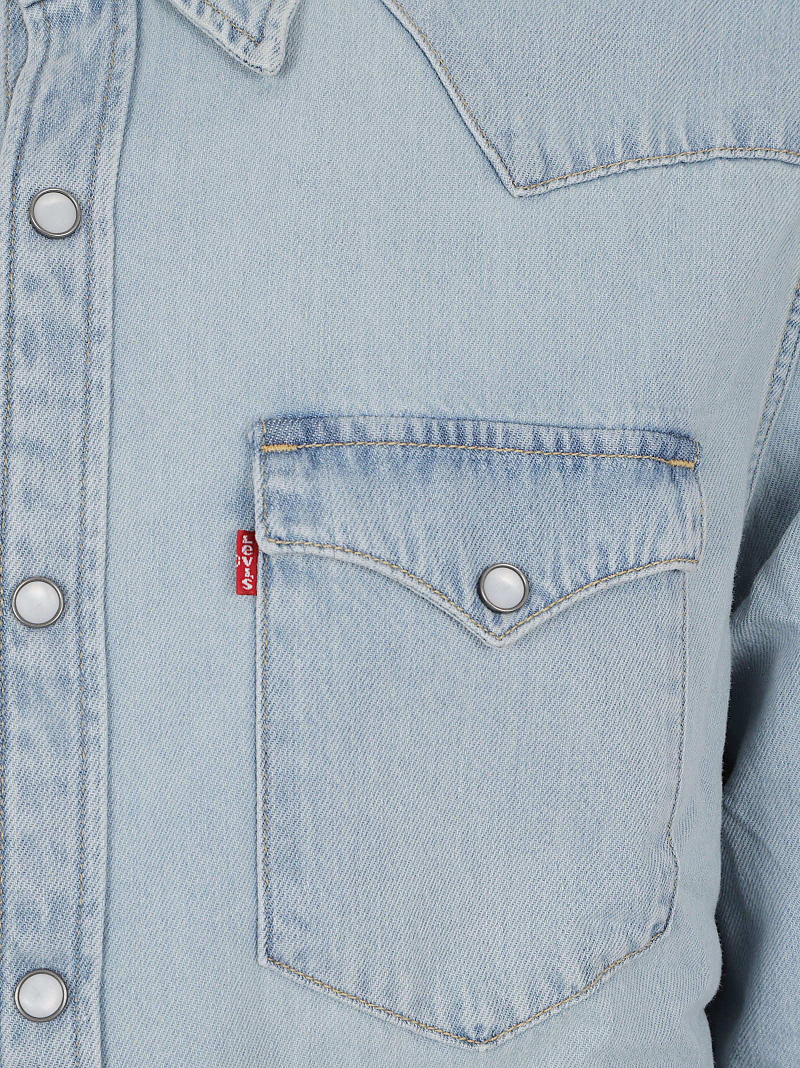 CAMICIA JEANS UOMO<BR/> 85744 0118 SOLUCELL WORN-IN LEVI'S STRAUSS 