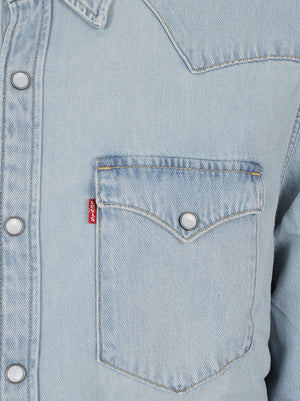 CAMICIA JEANS UOMO<BR/> 85744 0118 SOLUCELL WORN-IN LEVI'S STRAUSS 