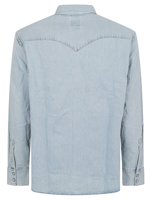 CAMICIA JEANS UOMO<BR/> 85744 0118 SOLUCELL WORN-IN LEVI'S STRAUSS 