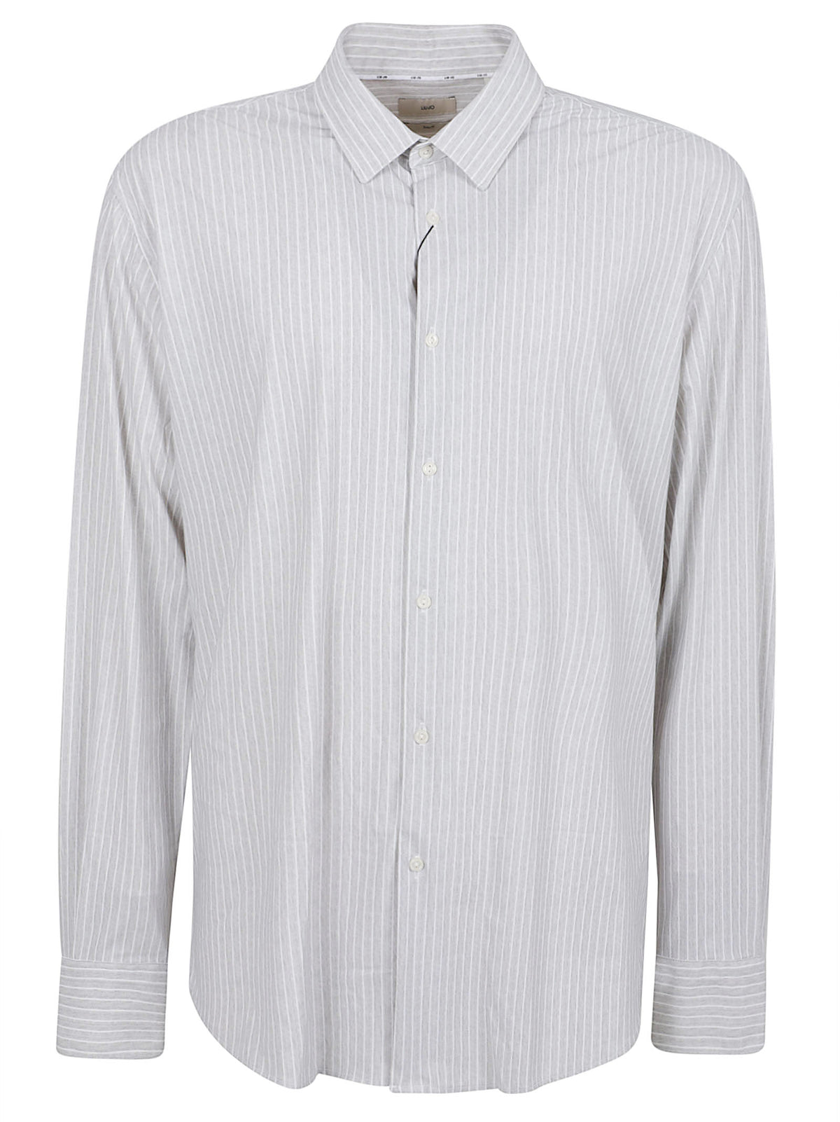 CAMICIA UOMO JERSEY - LIU.JO QF6057J3526 D3058 ACCIA MEL GESSATO LIU.JO 