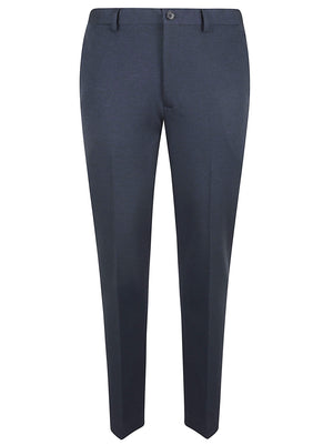 PANTALONI ELEGANTI UOMO JERSEY - LIU JO QF6083J4977 93921 Blu navy LIU.JO 
