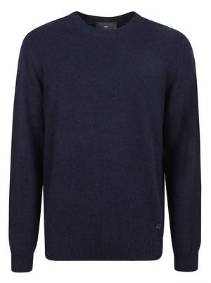 MAGLIONE GIROCOLLO UOMO WOOLCASH - LIU.JO QF6145MA23P 94013 DARK BLUE LIU.JO 