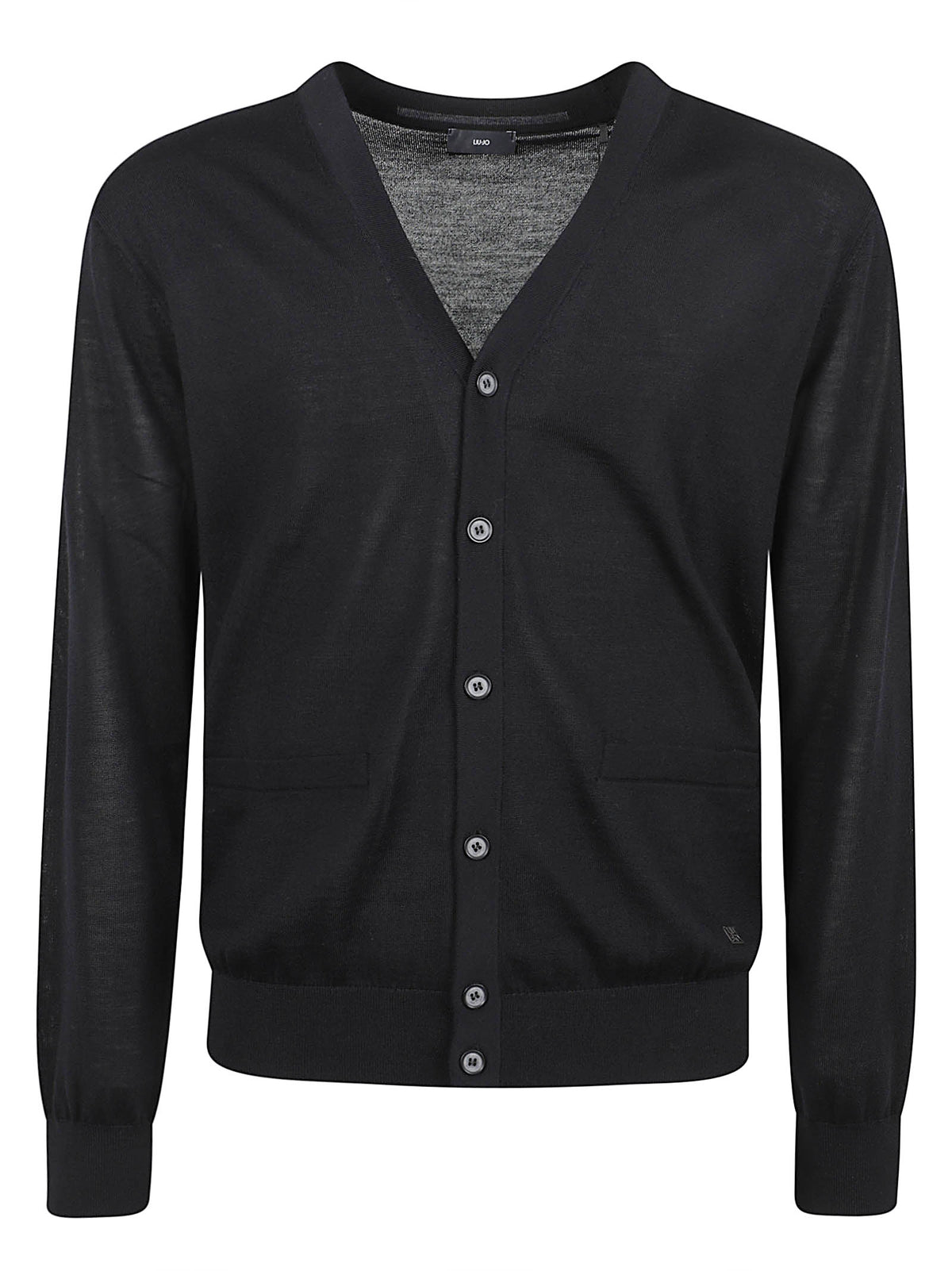 CARDIGAN UOMO LANA - LIU.JO<BR/> QF6232MA27P 22222 Nero LIU.JO 