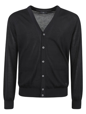 CARDIGAN UOMO LANA - LIU.JO<BR/> QF6232MA27P 22222 Nero LIU.JO 