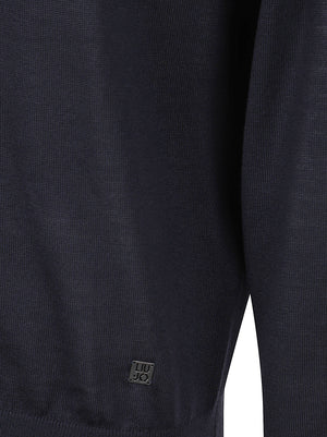CARDIGAN UOMO FULL ZIP - LIU.JO<BR/> QF6234MA27P 94013 DARK BLUE LIU.JO 