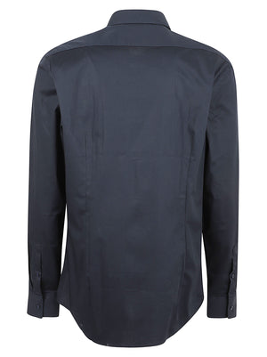 CAMICIA UOMO SLIM FIT - LIU.JO QXX131T257A 94013 DARK BLUE LIU.JO 
