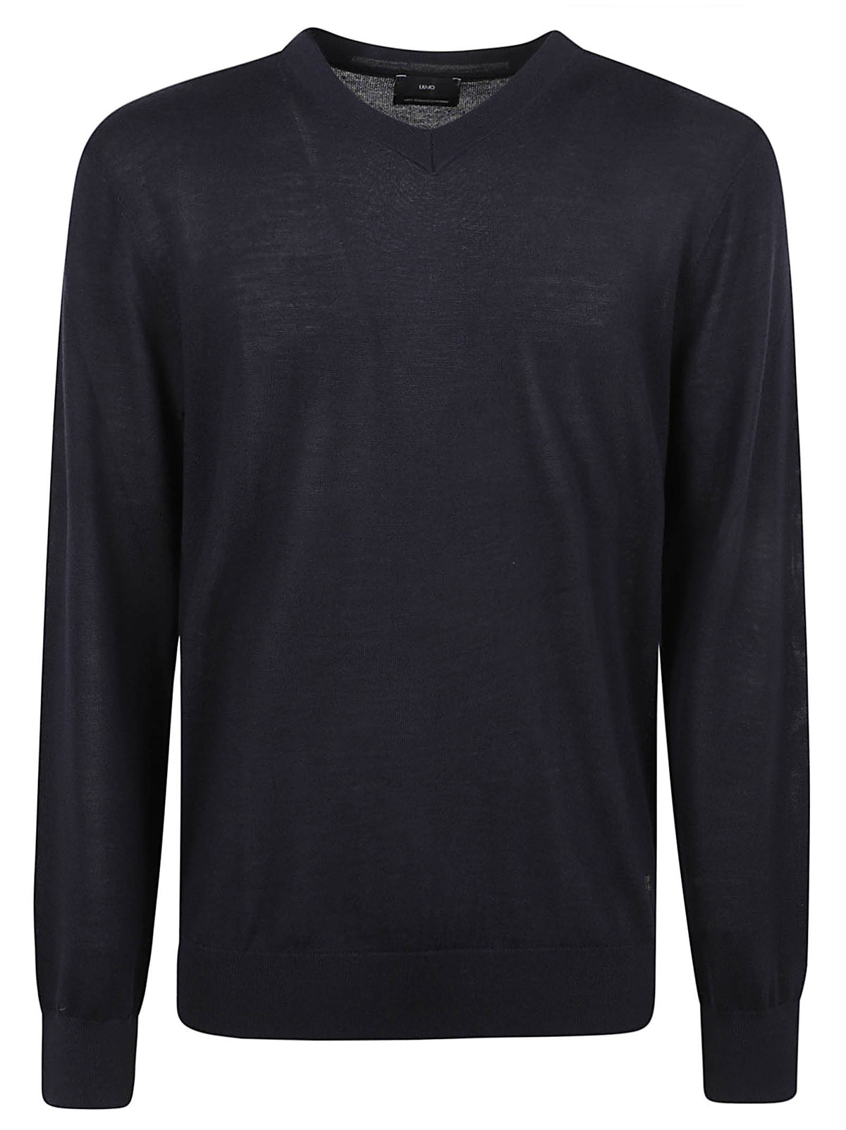 MAGLIA UOMO SCOLLO A V - LIU.JO QXX135MA27P 94013 DARK BLUE LIU.JO 