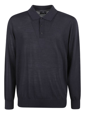 MAGLIA POLO UOMO LANA - LIU.JO<BR/> QXX136MA27P 94013 DARK BLUE LIU.JO 