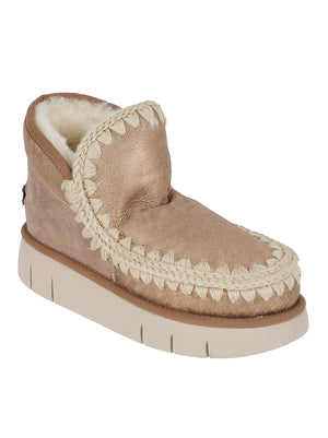 SCARPA DONNA CON PELO "ESKIMO BOUNCE SNEAKER" - MOU<BR/> FW531009C JGOL  MOU 
