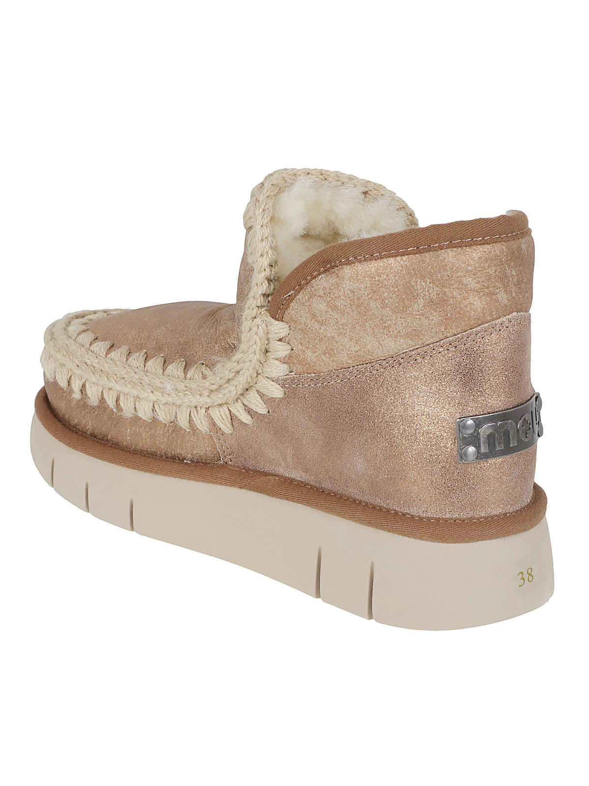 SCARPA DONNA CON PELO "ESKIMO BOUNCE SNEAKER" - MOU<BR/> FW531009C JGOL  MOU 