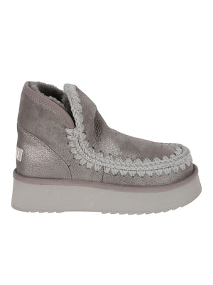 STIVALETTO DONNA PELO  "MINI ESKIMO PLATFORM" - MOU FW681000B DUIRO  MOU 