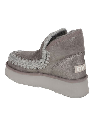 STIVALETTO DONNA PELO  "MINI ESKIMO PLATFORM" - MOU FW681000B DUIRO  MOU 