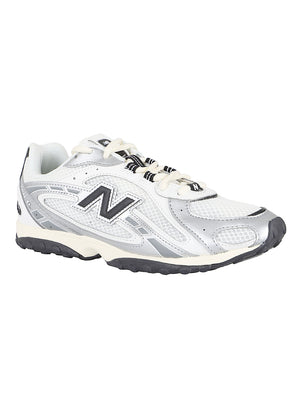 SNEAKERS UNISEX 204L - NEW BALANCE<BR/> U204L SWD WHITE-BLACK-SILVER NEW BALANCE 