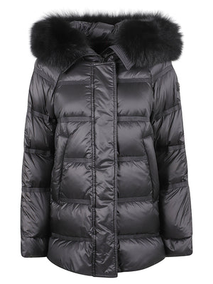 GIACCA DONNA IMBOTTITA  TAKAN MQN 04 FUR - PEUTEREY PED5439 01181967NER  PEUTEREY 