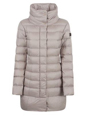 GIACCA DONNA LUNGA CON COLLO ALTO SOBCHAK MQN 03 - PEUTEREY<BR/> PED5456 01181967852  PEUTEREY 