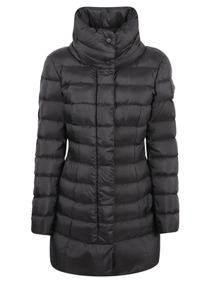 GIACCA DONNA LUNGA CON COLLO ALTO SOBCHAK MQN 03 - PEUTEREY<BR/> PED5456 01181967NER  PEUTEREY 