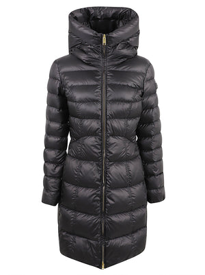 GIACCA DONNA LUNGA CON CAPPUCCIO FORTEX MQN - PEUTEREY PED5746 01181967NER  PEUTEREY 