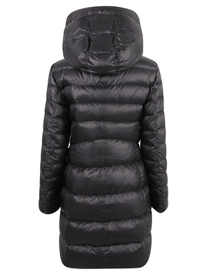 GIACCA DONNA LUNGA CON CAPPUCCIO FORTEX MQN - PEUTEREY PED5746 01181967NER  PEUTEREY 