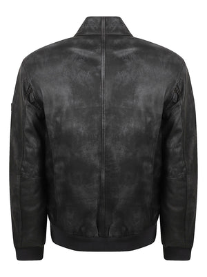 GIACCA UOMO IN PELLE FIONIA TT - PEUTEREY<BR/> PEU5632 99012331NER  PEUTEREY 