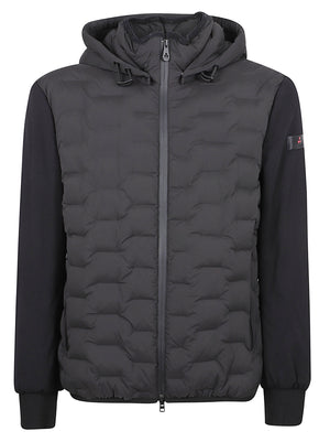 GIACCA UOMO CON CAPPUCCIO HOLZER SJR BMAT - PEUTEREY<BR/> PEU5985 01192065NER  PEUTEREY 