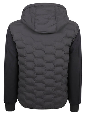 GIACCA UOMO CON CAPPUCCIO HOLZER SJR BMAT - PEUTEREY<BR/> PEU5985 01192065NER  PEUTEREY 