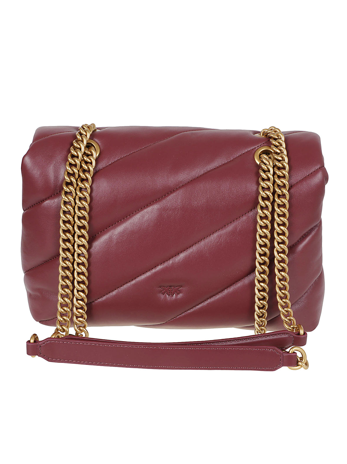 BORSA A TRACOLLA DONNA CLASSIC LOVE PUFF - PINKO 100038 A0F2WW5Q RIBES INTENSO-ANTIQUE GOLD PINKO 