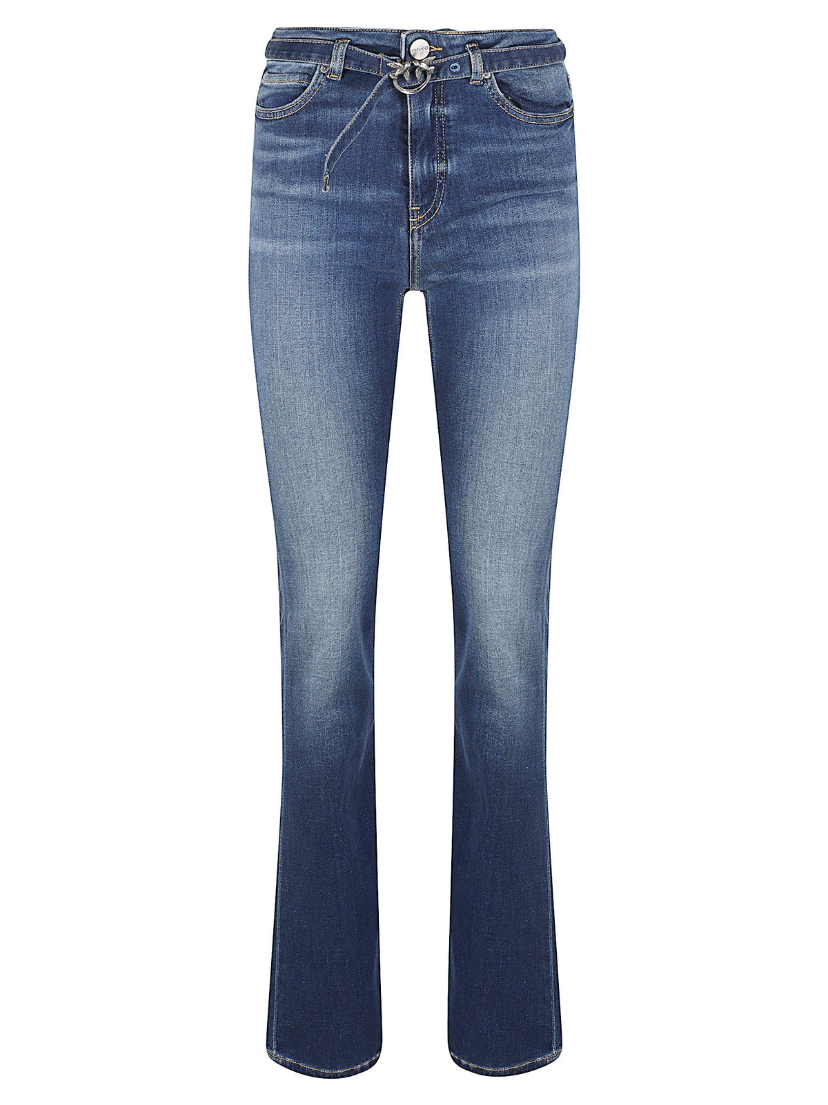 JEANS DONNA FLARED - PINKO<BR/> 100166 A3FRPJC LAVAGGIO MEDIO SCURO PINKO 